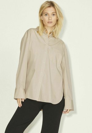 JXJAMIE LS RELAXED POPLIN - Overhemdblouse - humus