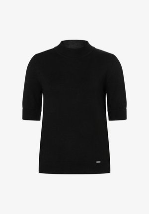 More & More, MORE & MORE FEINER, ZEITLOSER HALBARMPULLOVER - T-shirt basique - black
