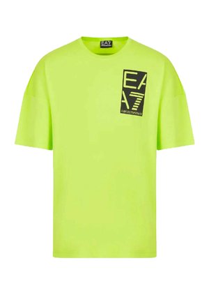 T-shirt imprimé - neon yellow
