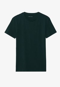 Pier One 3 PACK BASIC MUSCLE FIT T SHIRT - T-shirts - bordeaux/dark green/dark blue