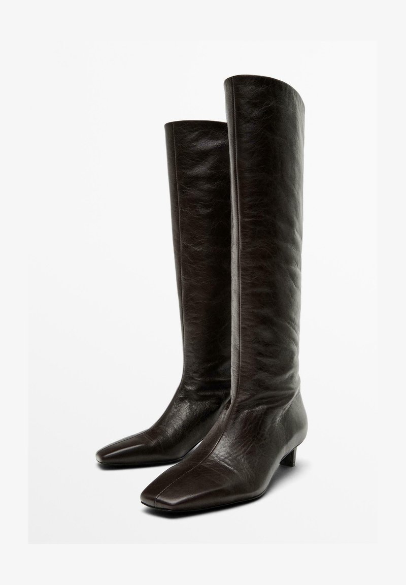 Massimo Dutti Bottes dark brown/marron foncé - Main Image