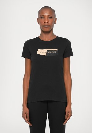 Majica kratkih rukava s printom - black