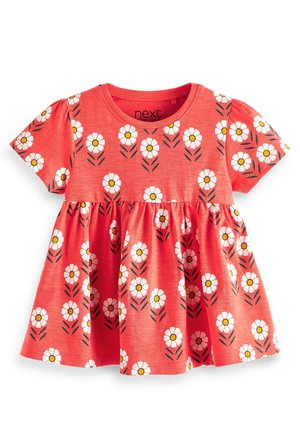 STANDARD - Triko s potiskem - red geo floral