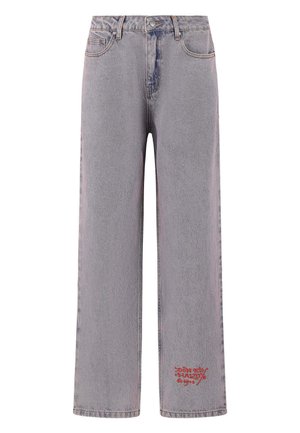 Ed Hardy, DRAGON AND SWORD - Jeans Relaxed Fit - purple