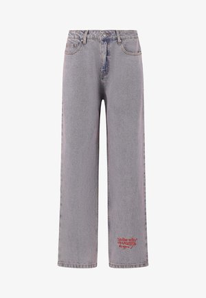Ed Hardy, DRAGON AND SWORD - Jeans Relaxed Fit - purple