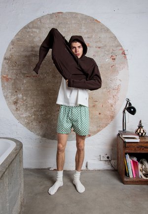 CHECKERED - Boxer shorts - green