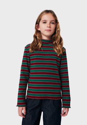 STRIPES TURTLE - Pullover - burgundy