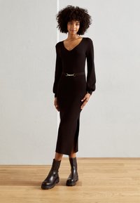 Morgan Strickkleid - noir