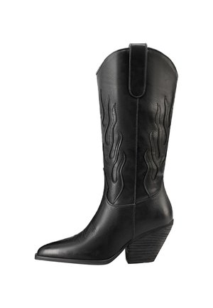 Stivaletti texani / biker - nero