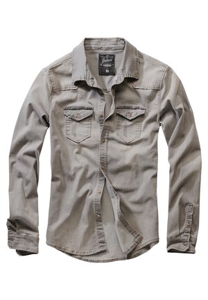 Brandit HERREN RILEY DENIMSHIRT - Hemd - grey