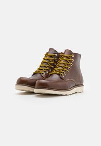 Zign LEATHER - Botins de atacadores - brown