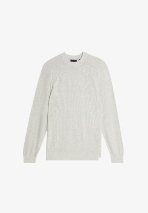 Lyle & Scott, MOCK NECK - Strickpullover - light grey marl