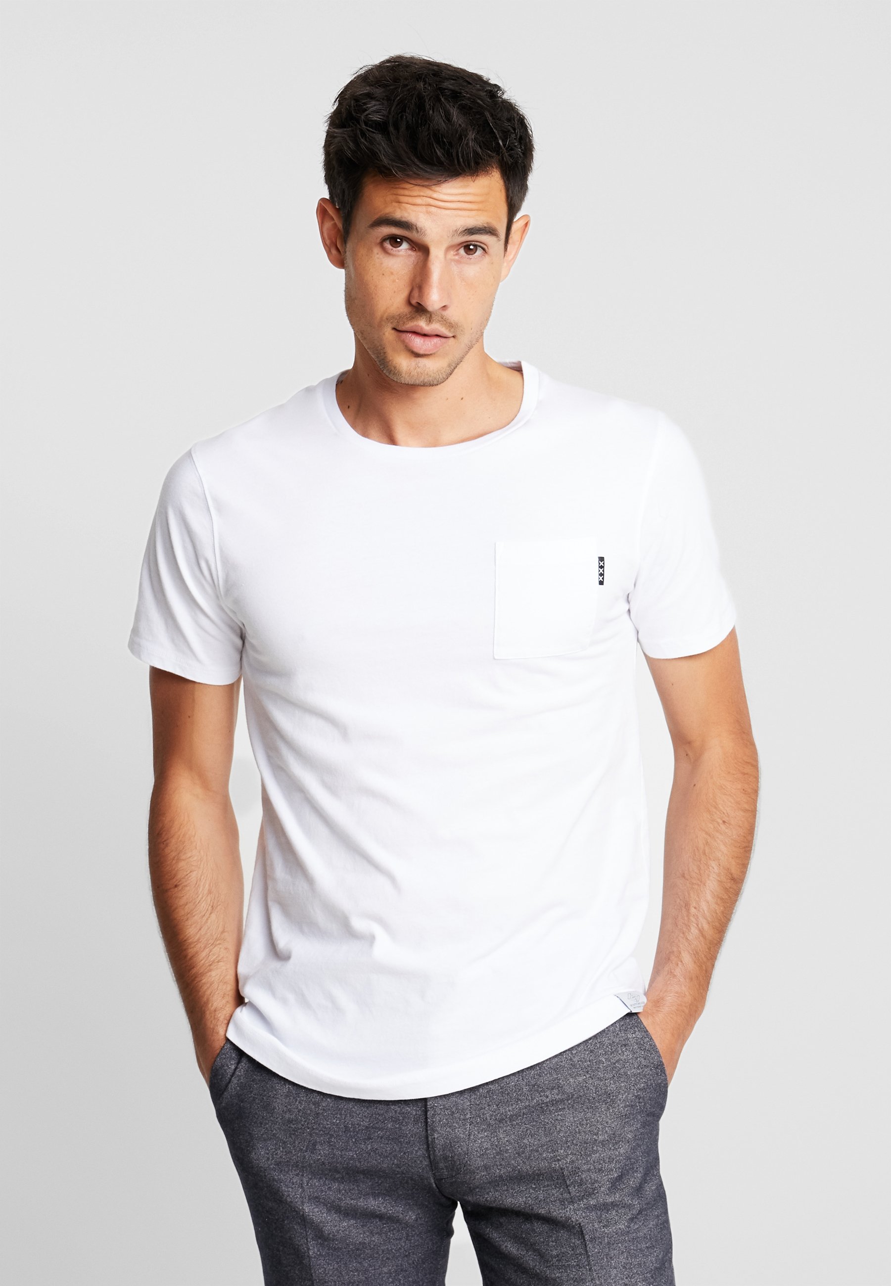 Soda POCKET TEE - Basic T-shirt - white 