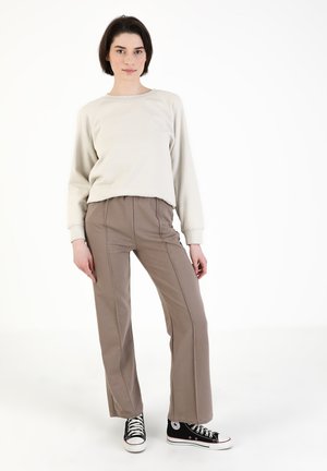 Tracksuit bottoms - taupe