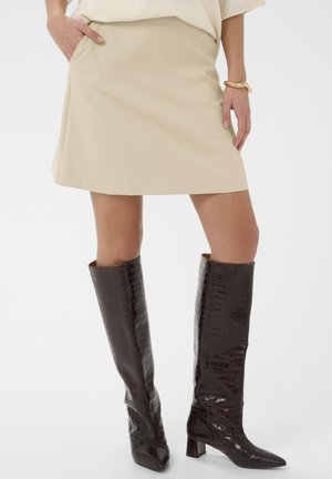 CORINNE  - A-lõikeline seelik - oatmeal