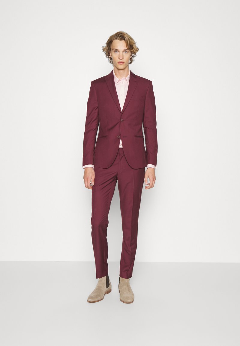 Isaac Dewhirst - FASHION SUIT - Anzug - bordeaux, Vergrößern