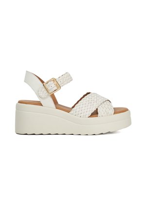 KINLEYS  - Sandalen met plateauzool - ecru