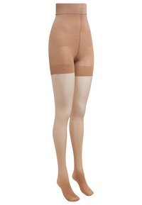 Next - TAN BUM/TUM/THIGH GLOSS SHAPING TIGHTS - Panty - brown Miniatuurafbeelding 1