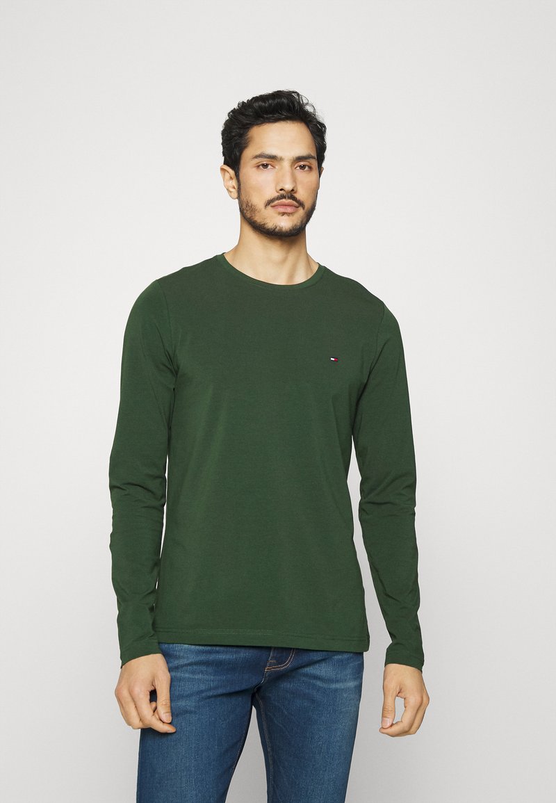 Tommy Hilfiger STRETCH SLIM FIT - Camisola de manga comprida - national forest