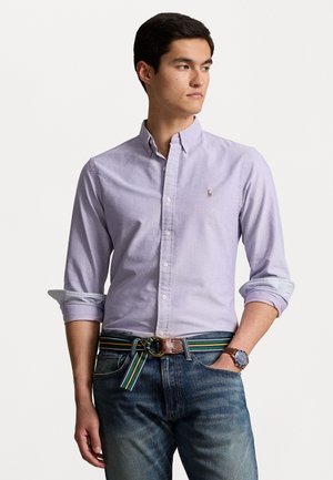SLIM FIT OXFORD SHIRT - Vapaa-ajan kauluspaita - thistle