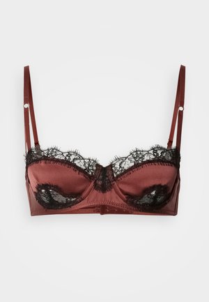 BRA - Balconette tipa krūšturis - dark red