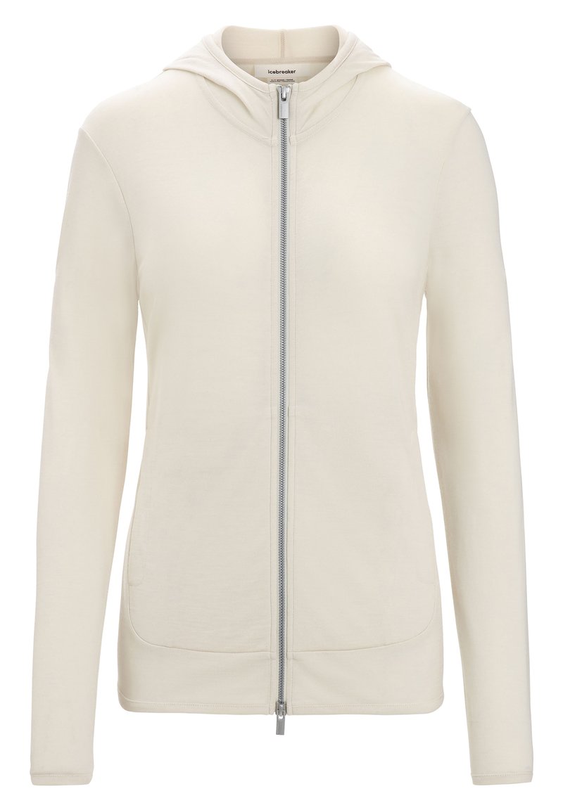 icebreaker MERINO GRANARY ZIP HOODIE - Cipzáras pulóver - NATURAL ...