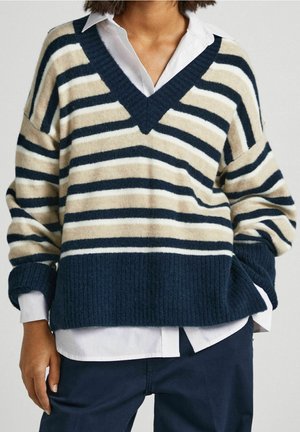 Strickpullover - white