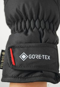 Reusch TEDDY GORE-TEX - Fingervantar - black/fire red