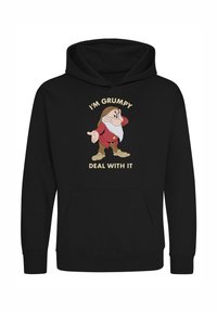 Disney ALADDIN GRUMPY DEAL - Felpa con cappuccio - black