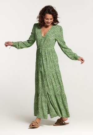 Vestido largo - kelly green