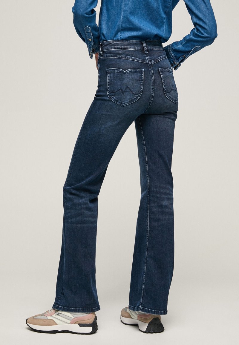 Pepe Jeans Jean flare dark-blue denim/denim bleu foncé