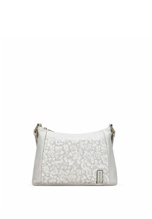 Bosanova, BOLSO BANDOLERA BEIGE CON BOLSILLO FLORAL - Bandolera - beige