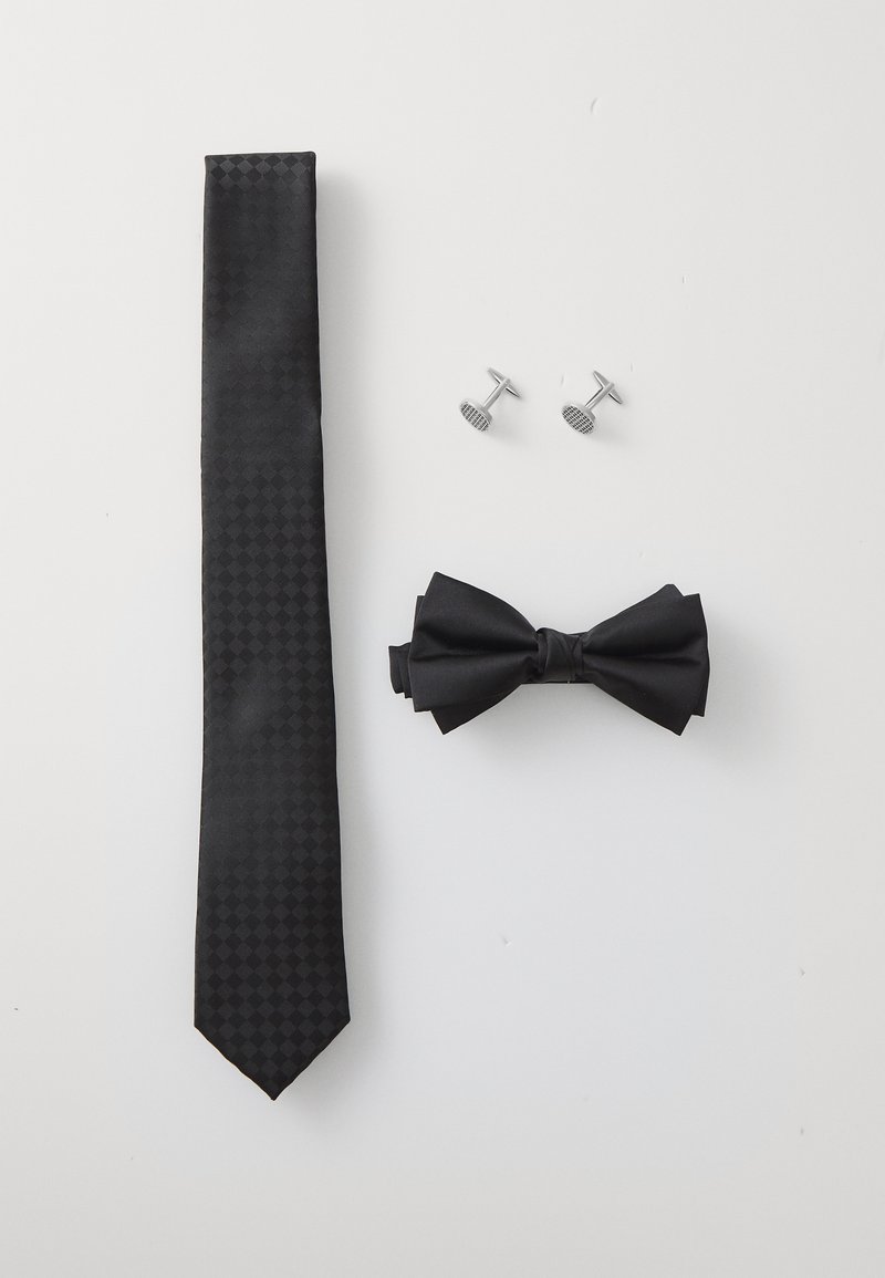 Pier One - SET - Cufflinks - black, Enlarge