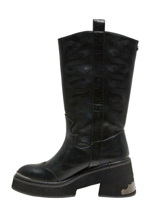BULL - Cizme cowboy/biker - black