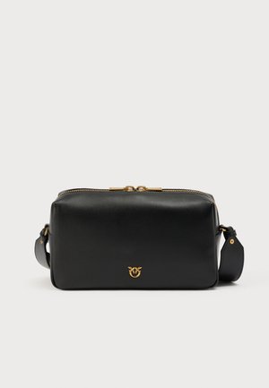 SHOULDER - Håndtasker - nero/antique gold-coloured