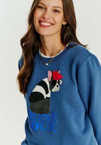 NAOKO BONE JOUR - Mikina - blue