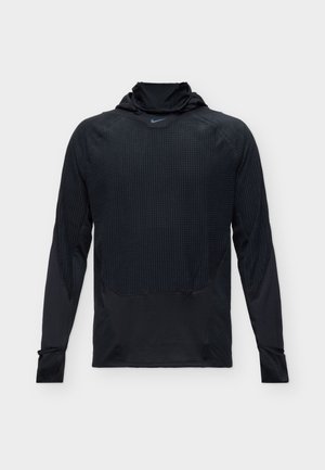 Nike Performance, STRIDE MIDLAYER - Суитшърт с качулка - black/black/black/refblk