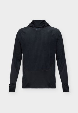 Nike Performance, STRIDE MIDLAYER - Суитшърт с качулка - black/black/black/refblk