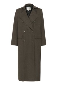 Gestuz ZINKA LONG COAT - Classic coat - dark mole