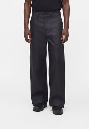 Rains, HEAVY PANTS STRAIGHT UNISEX - Pantalon classique - black