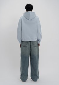 LOW LIGHTS STUDIOS® TRENDY ZIP HOODIE - Camisola com fecho - sky blue