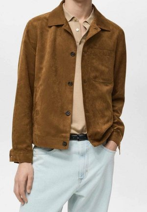 Keinonahkatakki - cognac