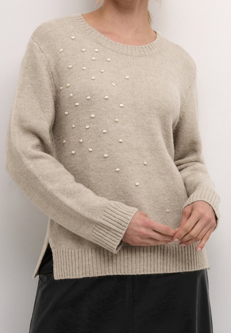 Cream Jersey de punto - beige