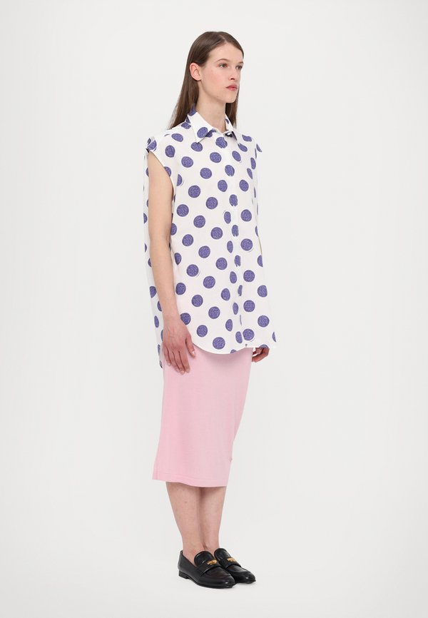 BIRO POLKA DOTS - Button-down blouse - fantasia bianco2