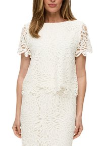 s.Oliver BLACK LABEL VERKÜRZTES  - Bluse - creme
