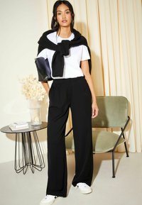 Friends Like These WIDE LEG SMART - Hlače - black