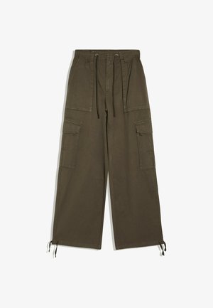 Bershka, PARACHUTE CARGO - TROUSERS - Pantalon cargo - sand