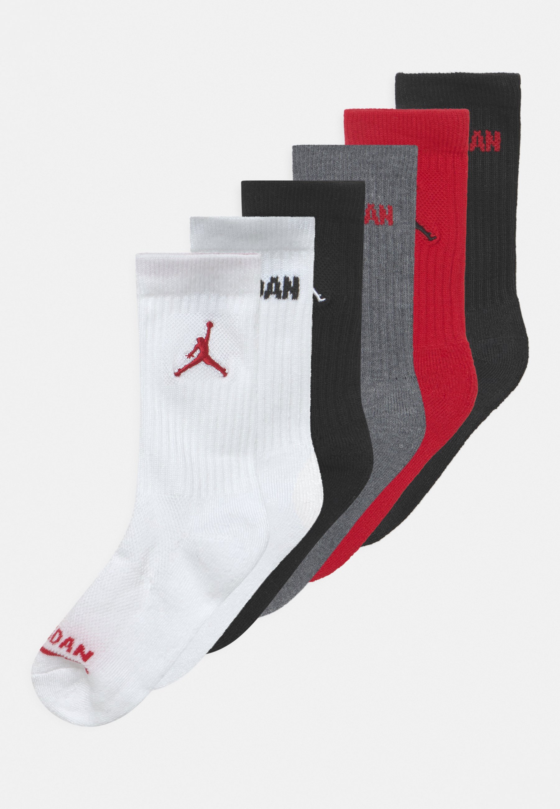 Jordan LEGEND CREW 6 PACK - Chaussettes de sport - gym red/black/rouge 