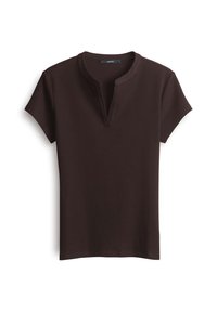 T-shirt basic - dark espresso