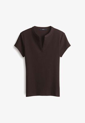 someday. T-shirt basic - dark espresso